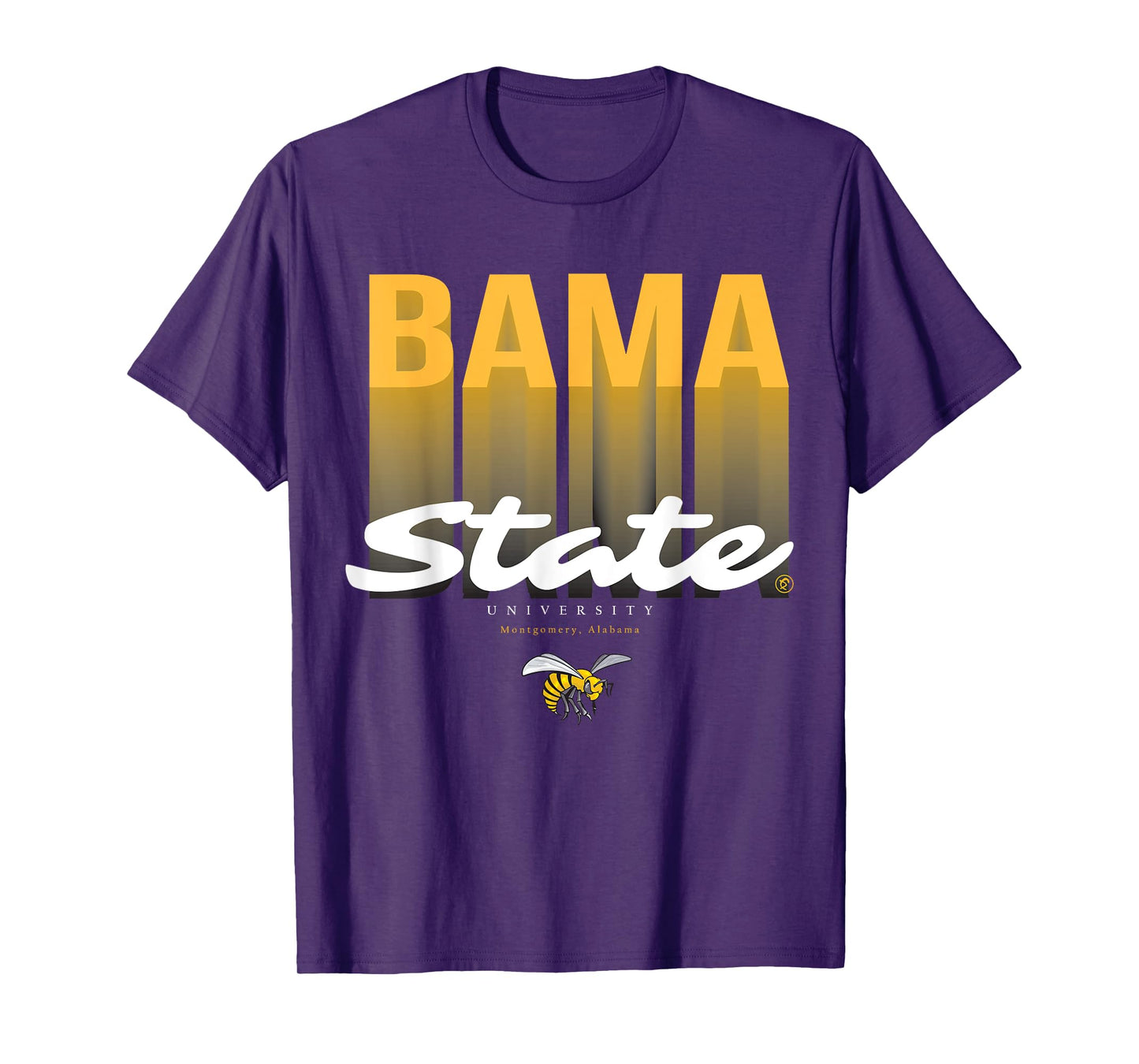 The Yard Essentials - Alabama State University - Bama Fade T-Shirt