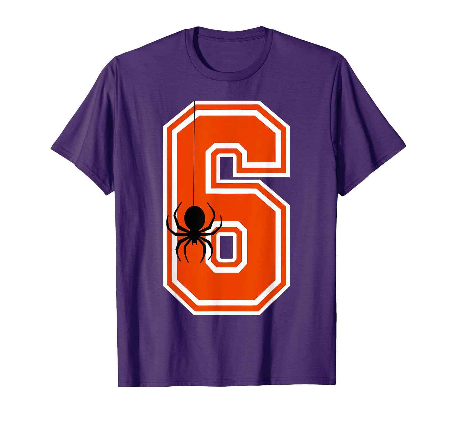 Funny 6 7 Six Seven Spider Web Halloween Costume Tee T-Shirt