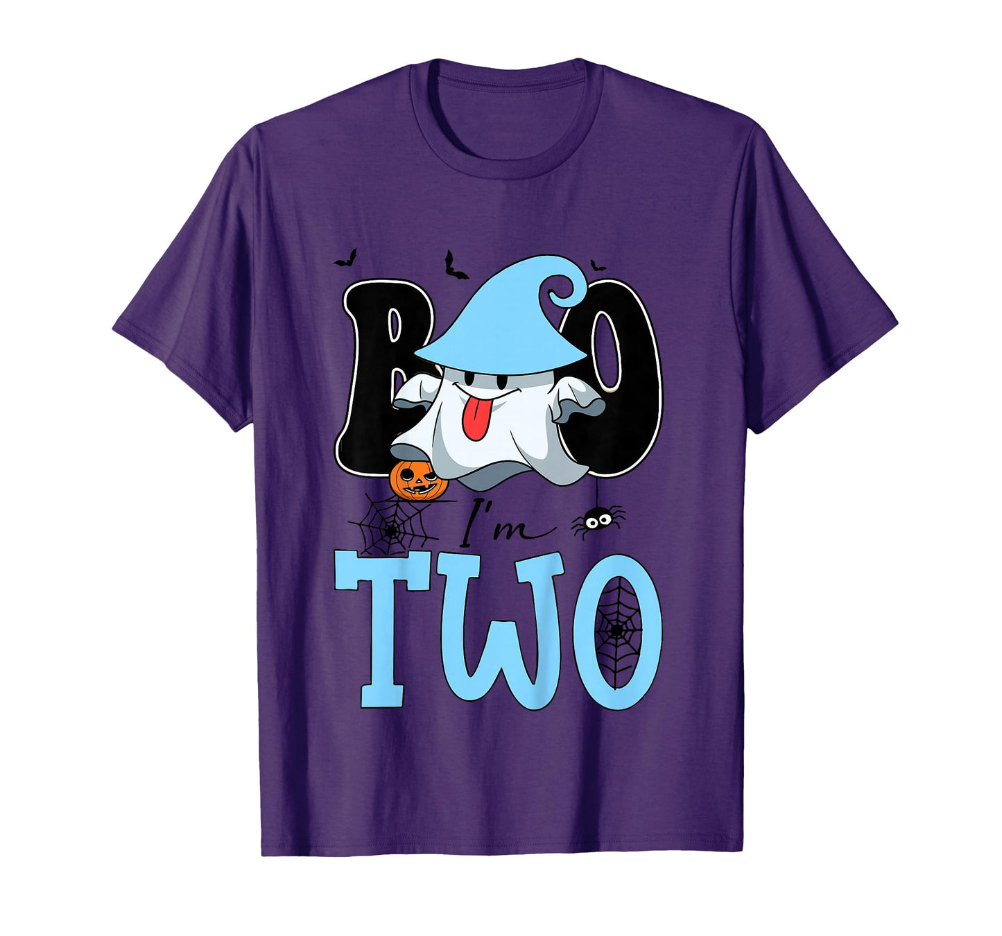 Kid Boo I'm Two 2nd Birthday Ghost Halloween Costume Toddler T-Shirt