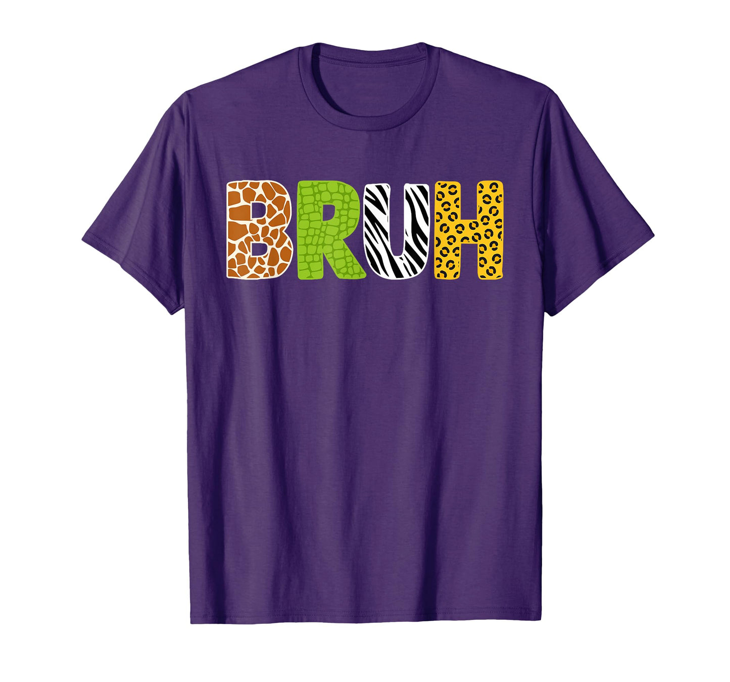 Funny Bruh Safari Animals Wildlife Jungle Zookeeper Boy Kids T-Shirt