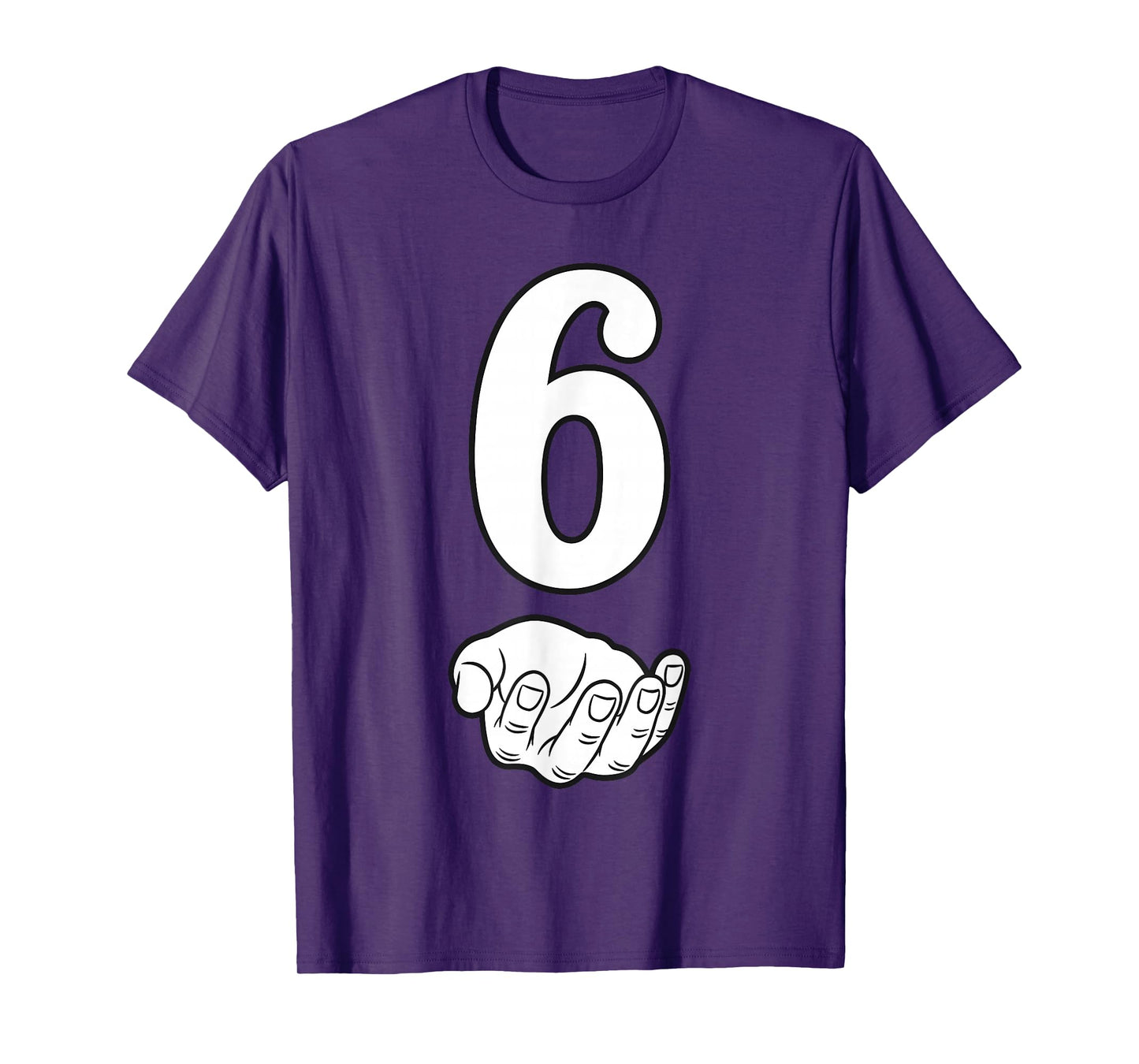 Number 6 Funny 67 Six Seven Meme Hands Couple Matching T-Shirt