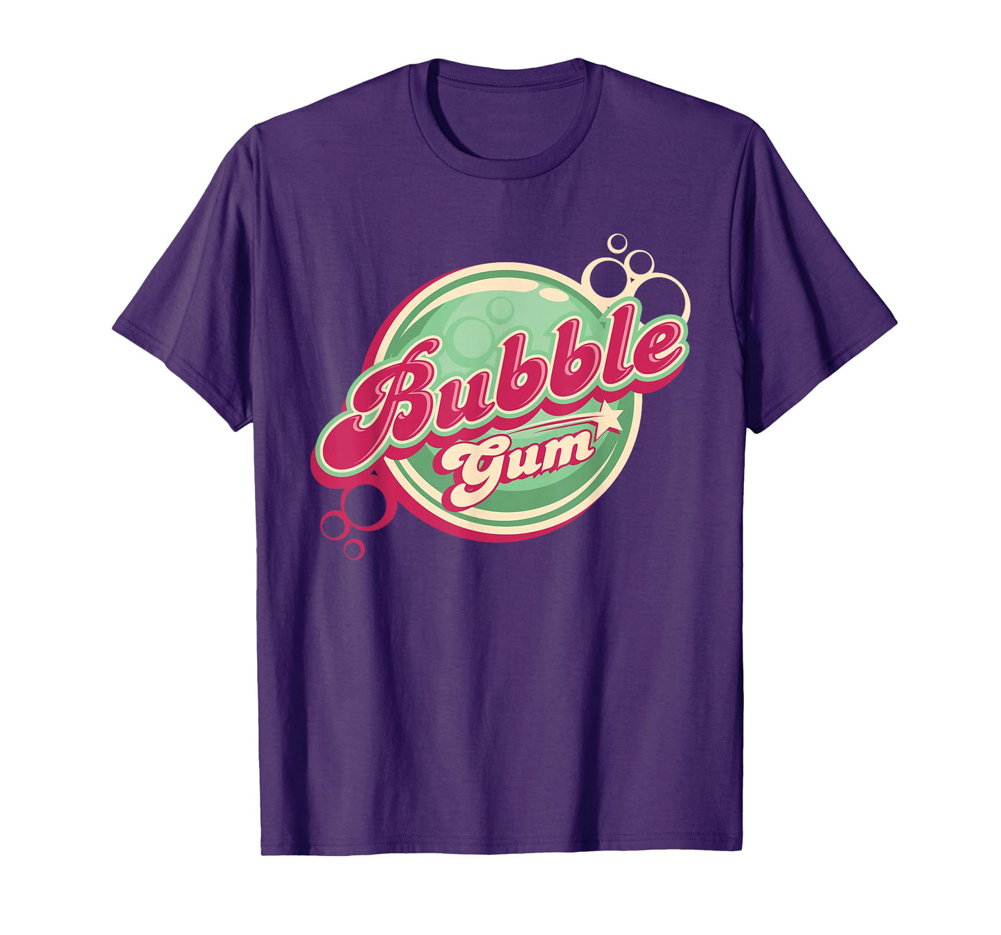 Retro Bubble Gum and 1970's Vintage Bubblegum Logo T-Shirt