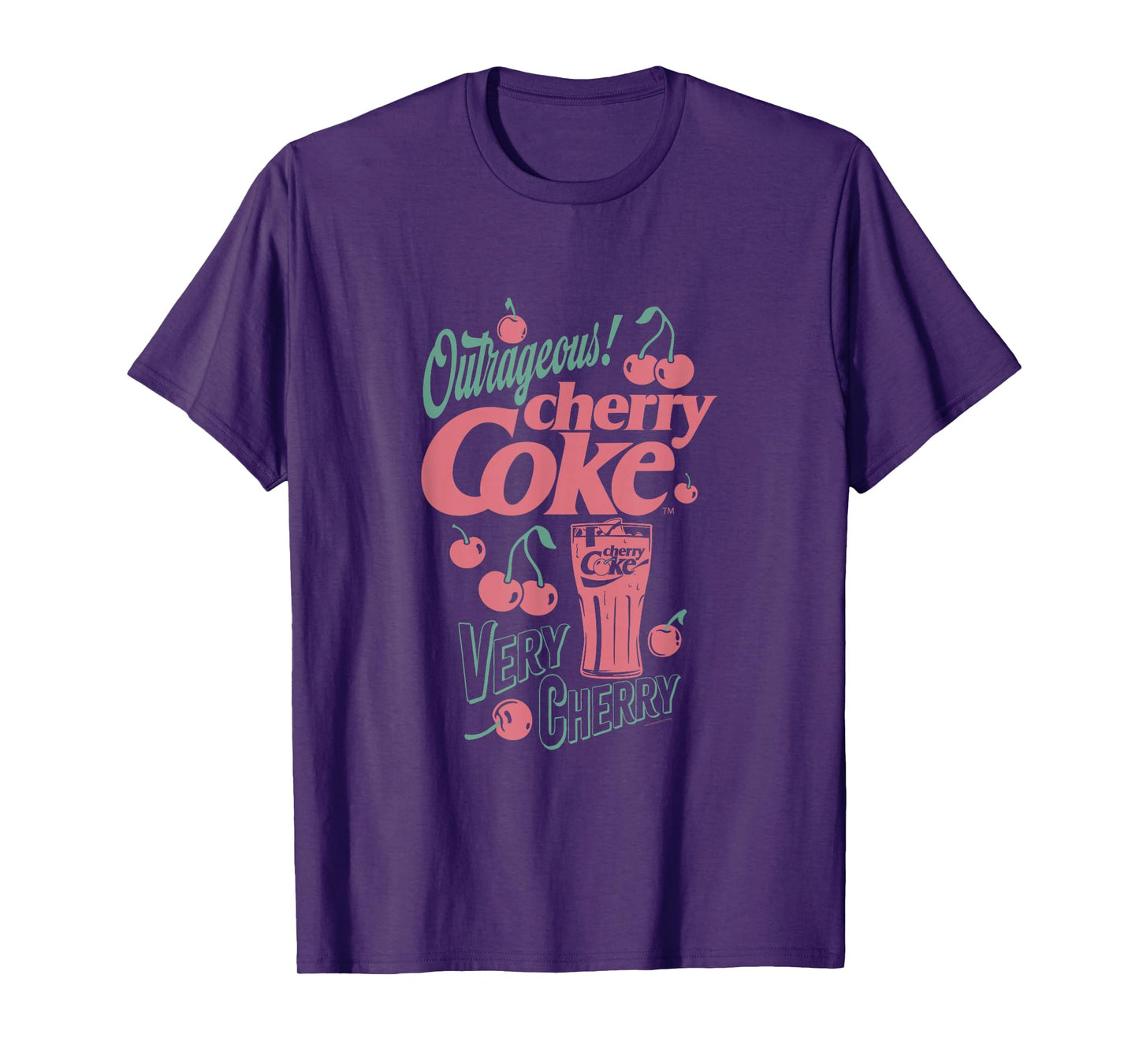 Coca-Cola Outrageous Cherry Coke Soda Pop Vintage T-Shirt