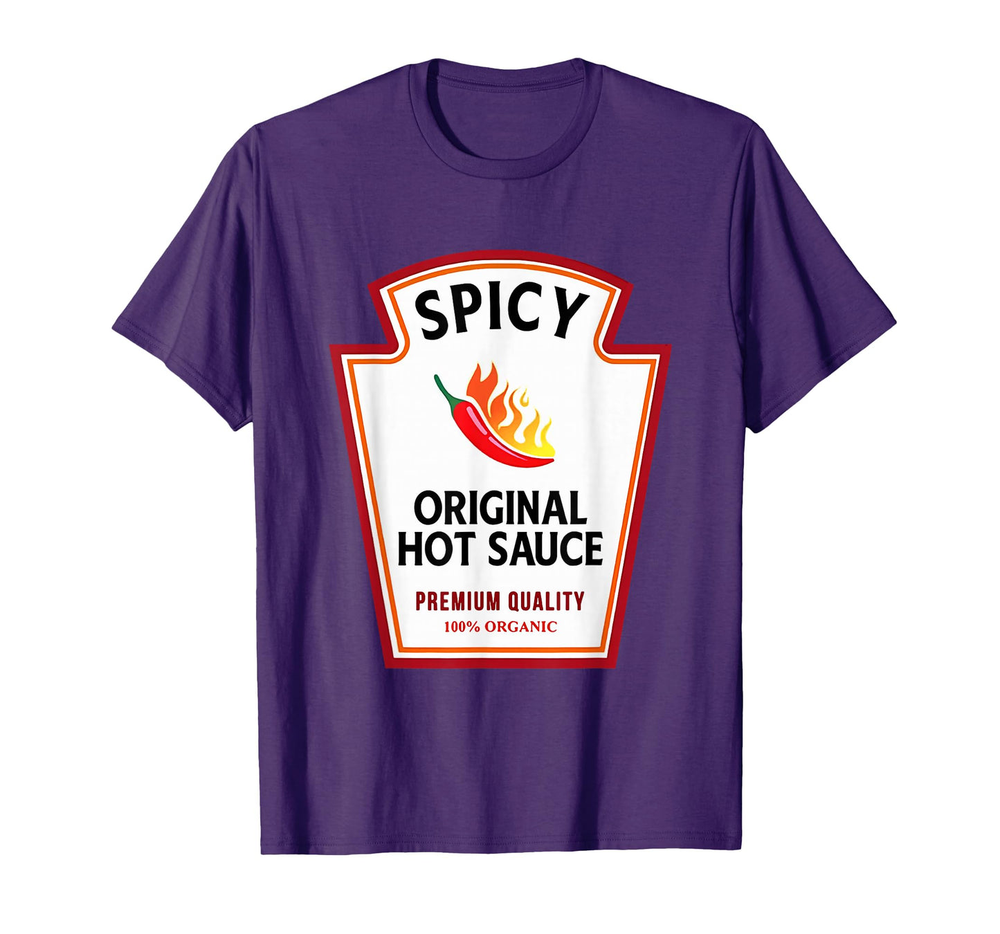 Group Condiments Family Halloween Costume Original Hot Sauce T-Shirt