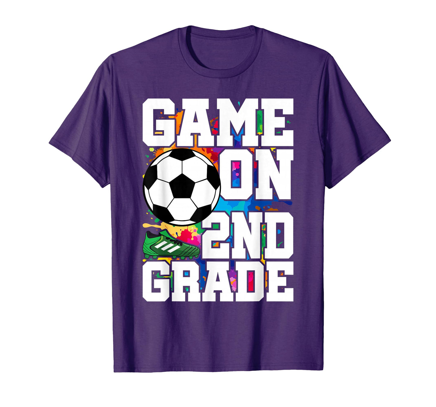 Soccer Game On 2nd Grade Back To School Cute Sports Boys T-Shirt