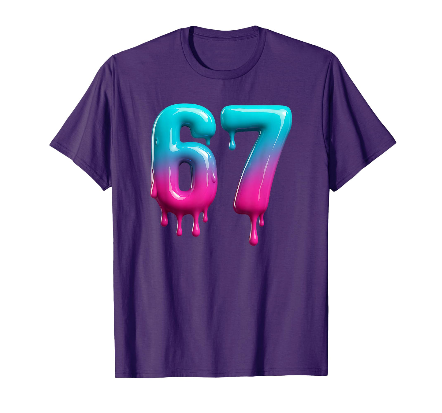 Six Seven 67 Meme for Gen Alpha Kids and Adults 6 7 T-Shirt