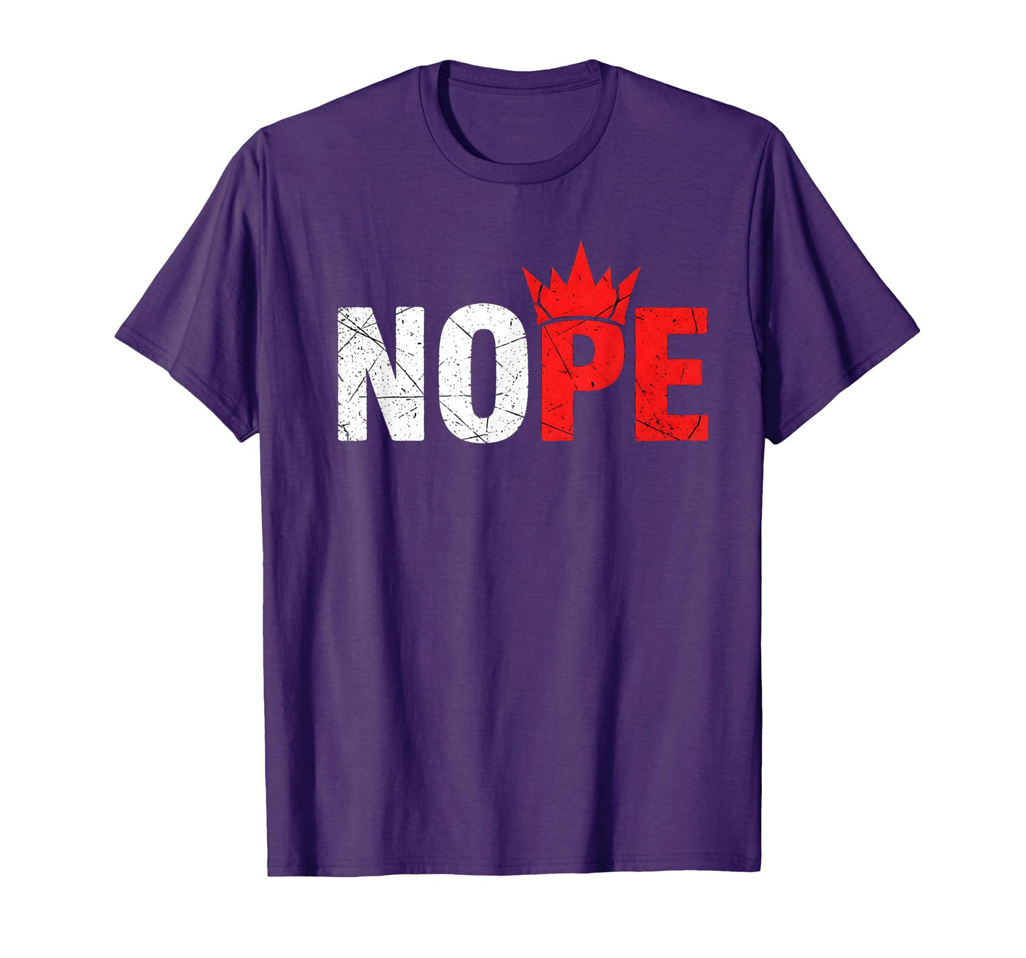 No Kings Nope Protest Sign No Kings in America Democracy T-Shirt