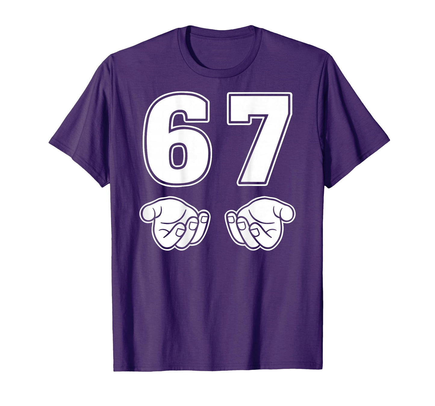 67 Meme Funny Six Seven Retro 6-7 Gen Sigma Aura Slang T-Shirt