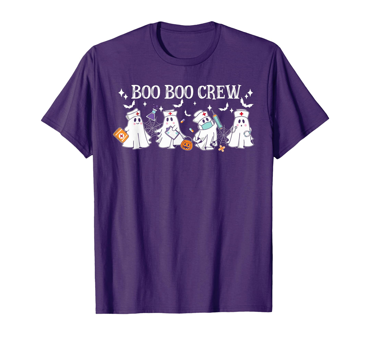 Boo Boo Crew Nurse Halloween Funny Nurse for Women Men Kids T-Shirt