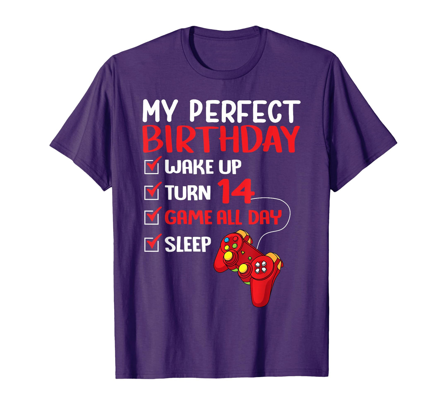 14. Perfect Birthday Player, the 14 Year Old T-Shirt