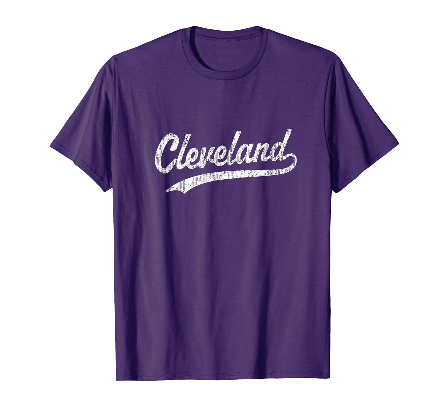 Cleveland OH Vintage Baseball Sports Script T-Shirt