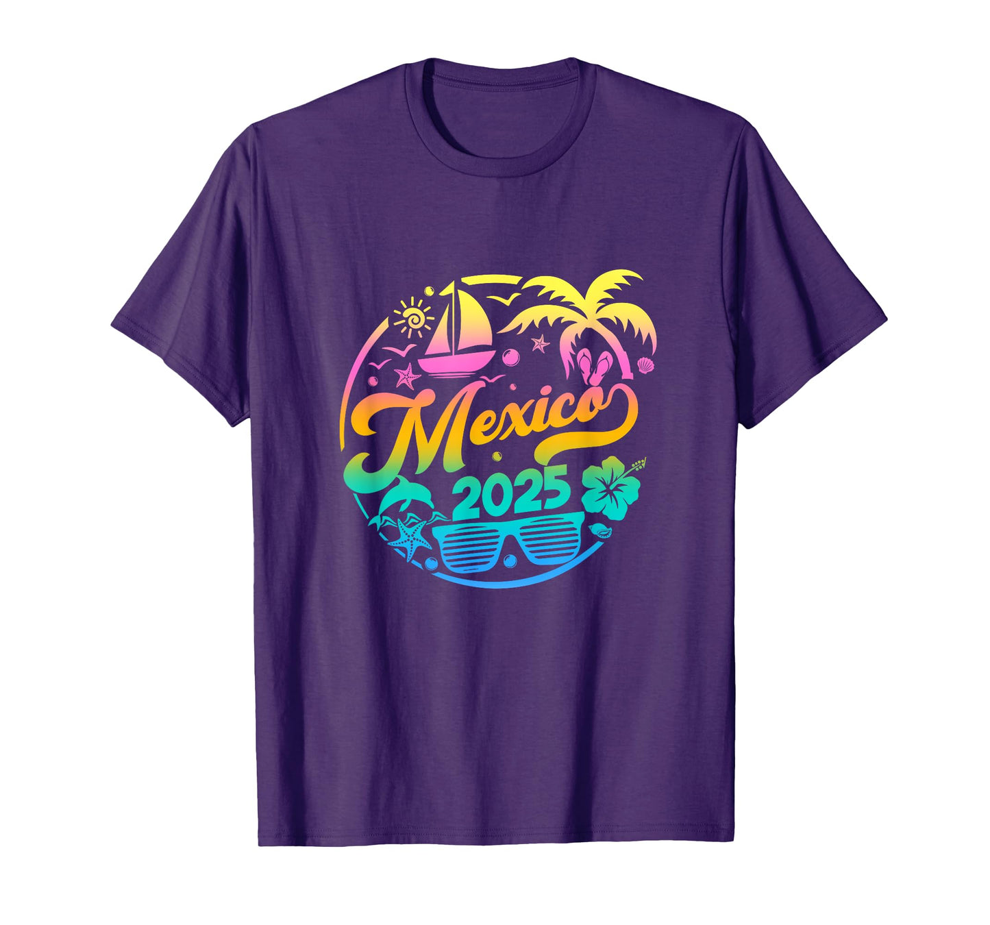 Mexico 2025 Family Vacation Beach Matching Group T-Shirt
