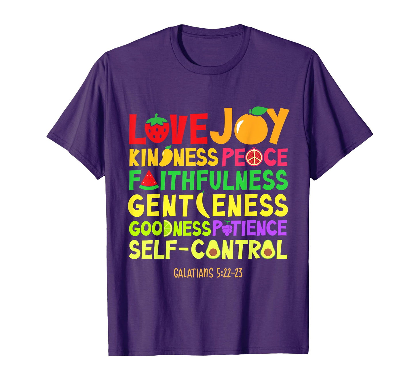 Fruit of Spirits Bible verse Christian shirt T-Shirt