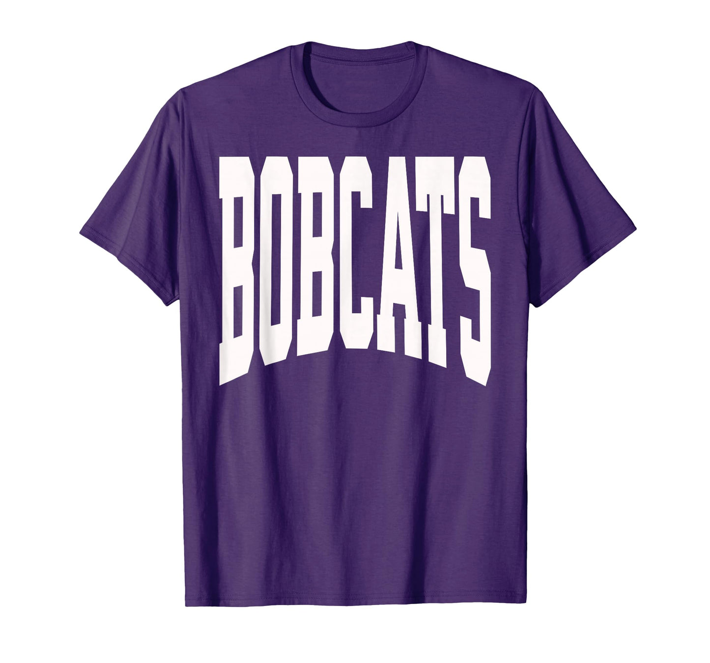 Bobcats Team Mascot School Spirit Game Night Varsity Bobcat T-Shirt