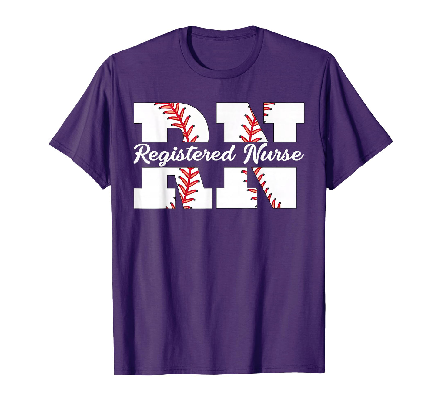 Registered Nurse RN Baseball Nursing Game Day Sports Medical T-Shirt