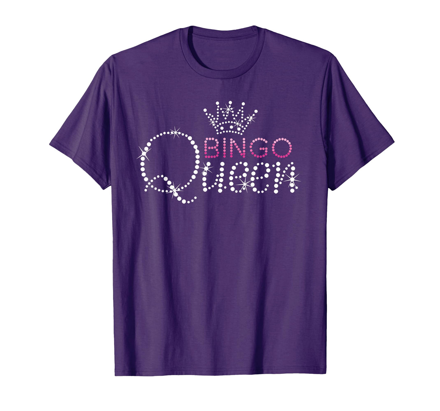 Cute Bingo Kiss Clubz Bingo Queen Bingo Player Funny Women's T-Shirt, Black, Small, Short Sleeve, Classic Fit