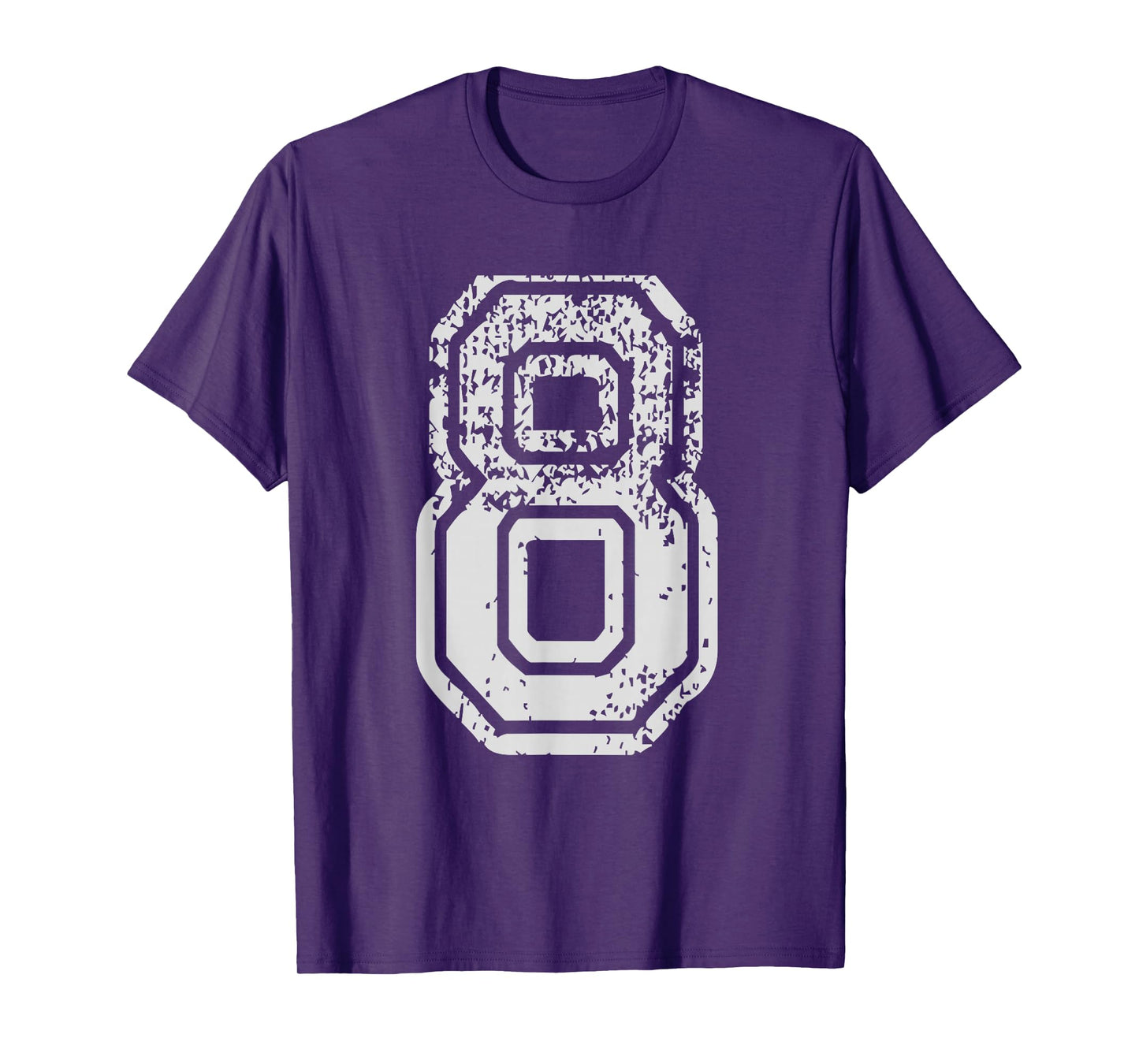 Team Jersey Uniforms Number 8 Eight School Sports Birthdays T-Shirt