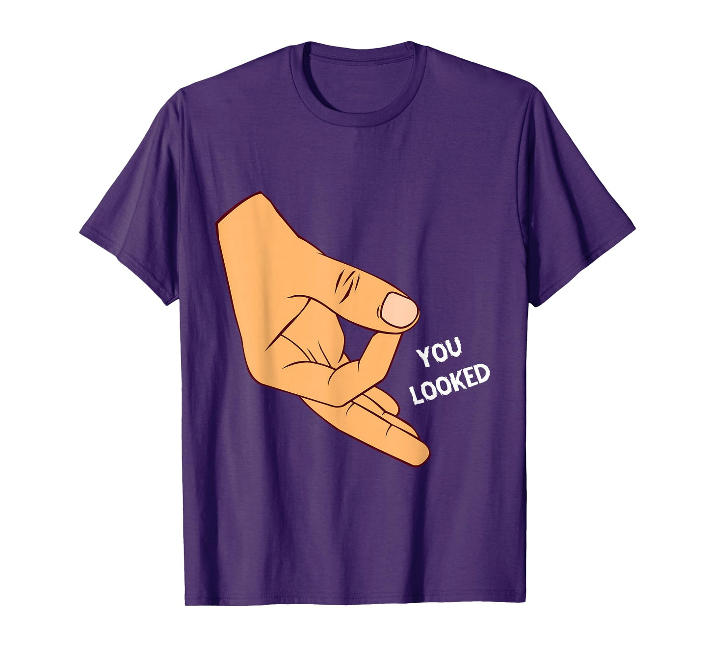 Reingeschaut haha Reingeguckt OK Hand You Looked Game T-Shirt