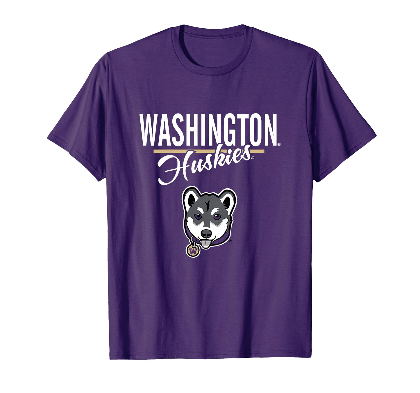 Kids Washington Huskies Kid's Dubs Purple Officially Licensed T-Shirt