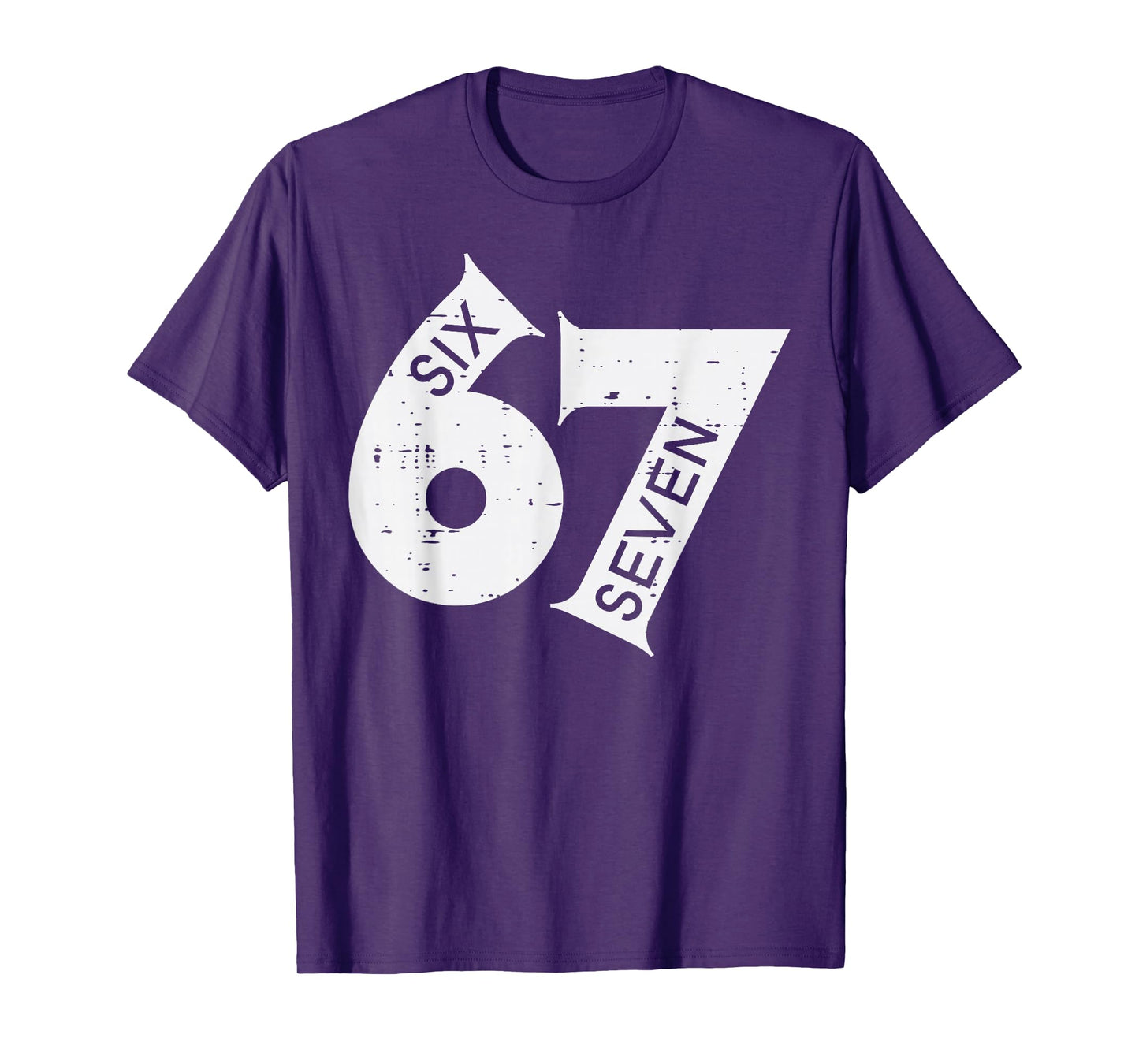 67 Meme Six Seven Number 6 7 On It Costume Boys Youth Kids T-Shirt