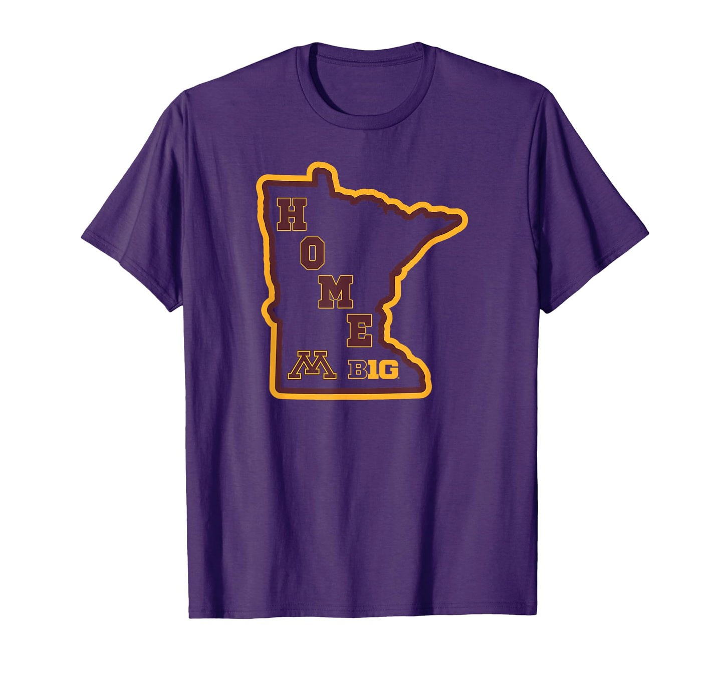 Minnesota Golden Gophers Big 10 Home State T-Shirt