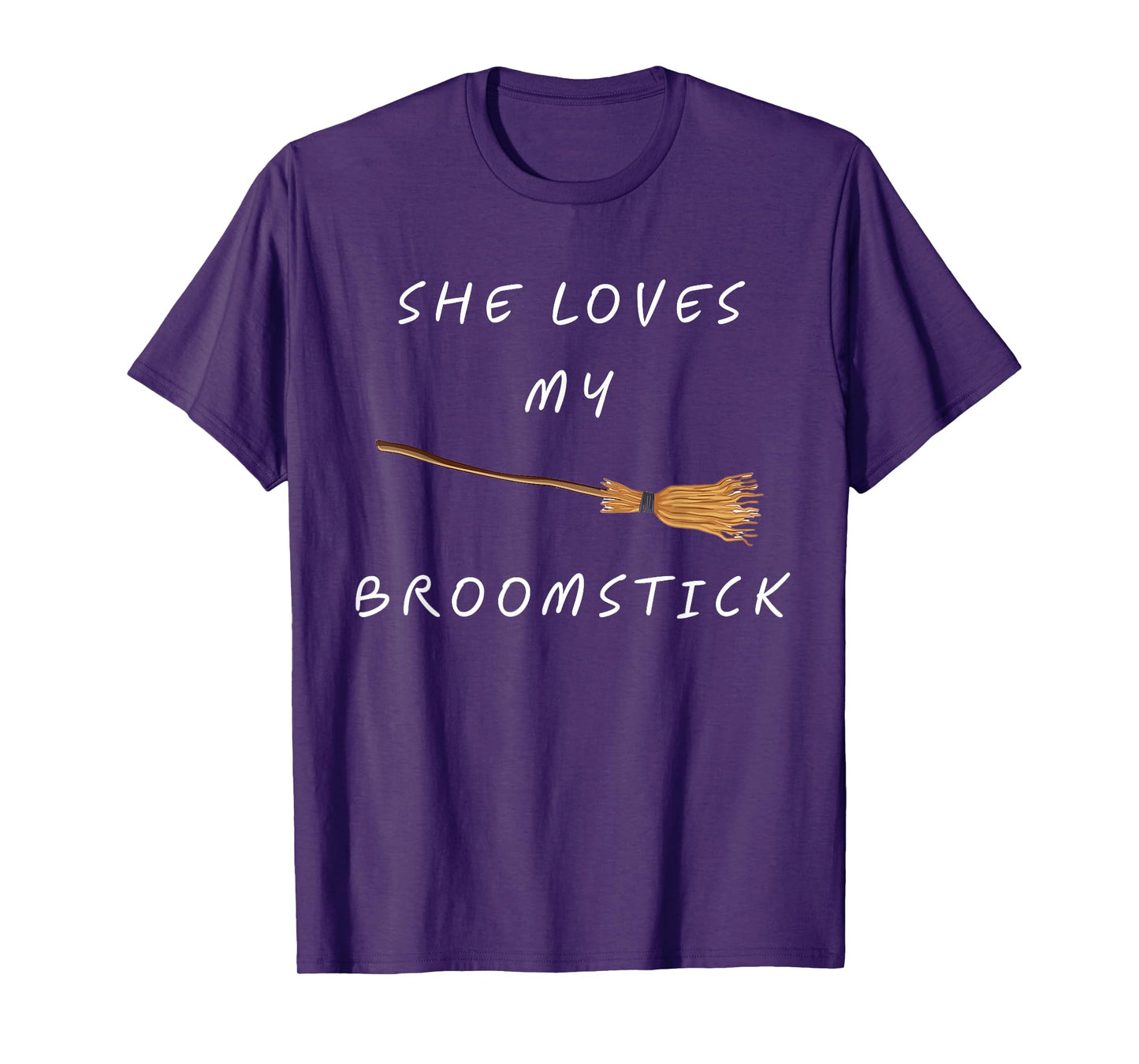 She Loves My Broomstick Halloween Funny Couple Matching boy T-Shirt