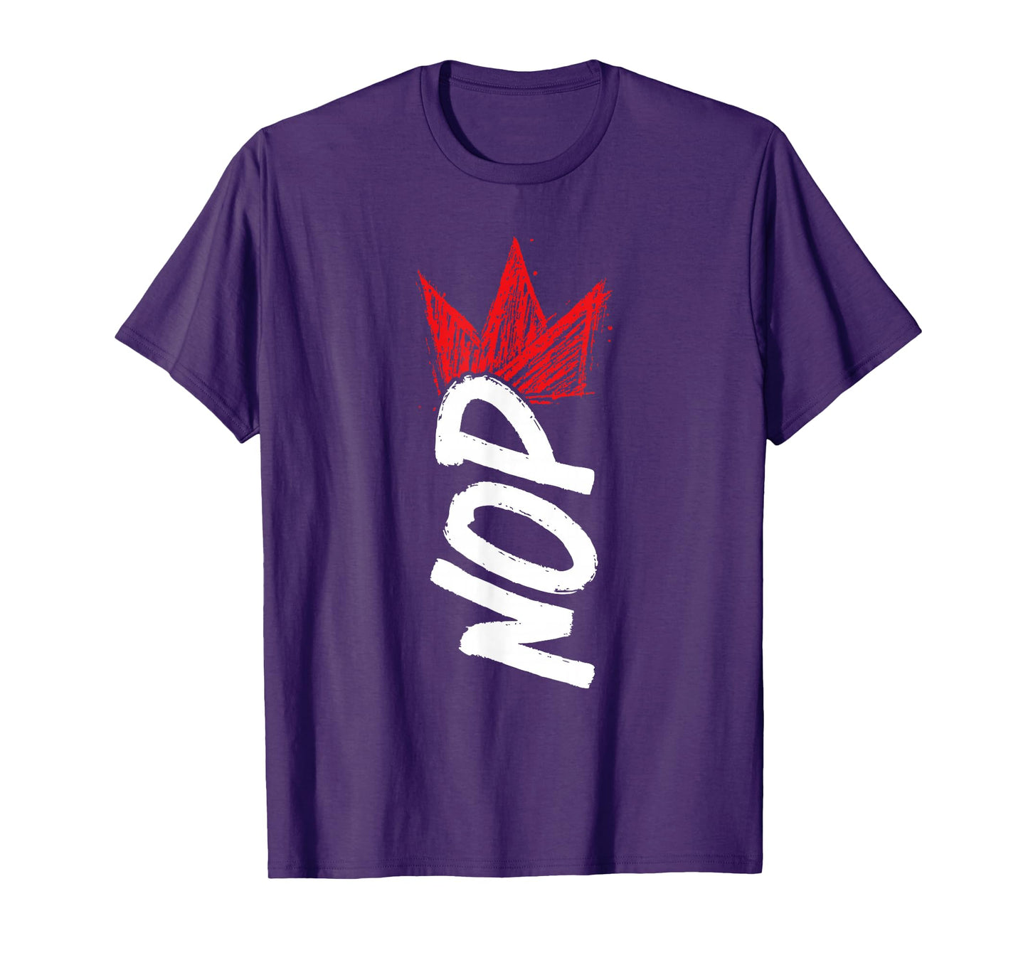 Nope Crown Design Bold Attitude America Pro Democracy T-Shirt