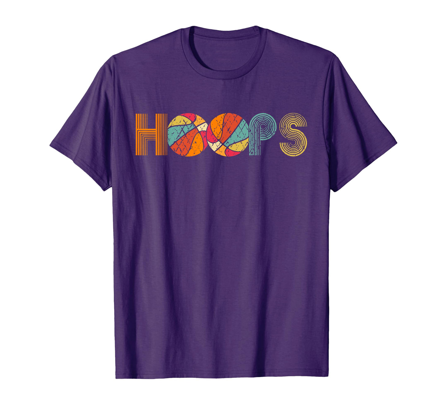 Retro Vintage Basketball Hoops T-Shirt Men, Woman & Kids T-Shirt