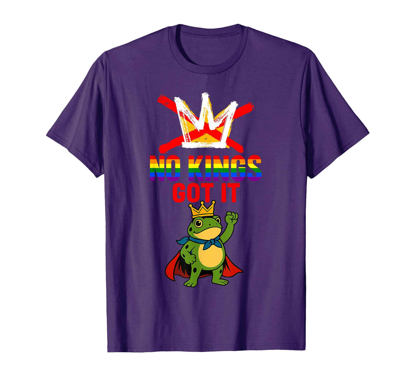 We The People No Kings Patriotic Frog No Kings in America T-Shirt