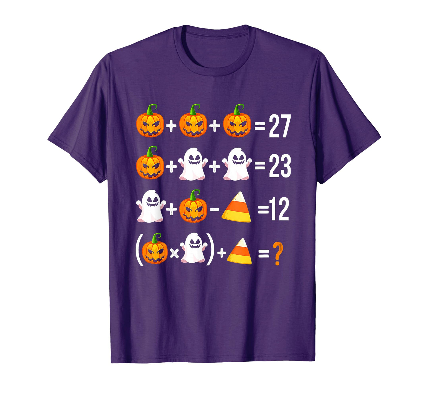 Funny 67 Meme Pumpkin Ghost Math Teacher Halloween Costume T-Shirt