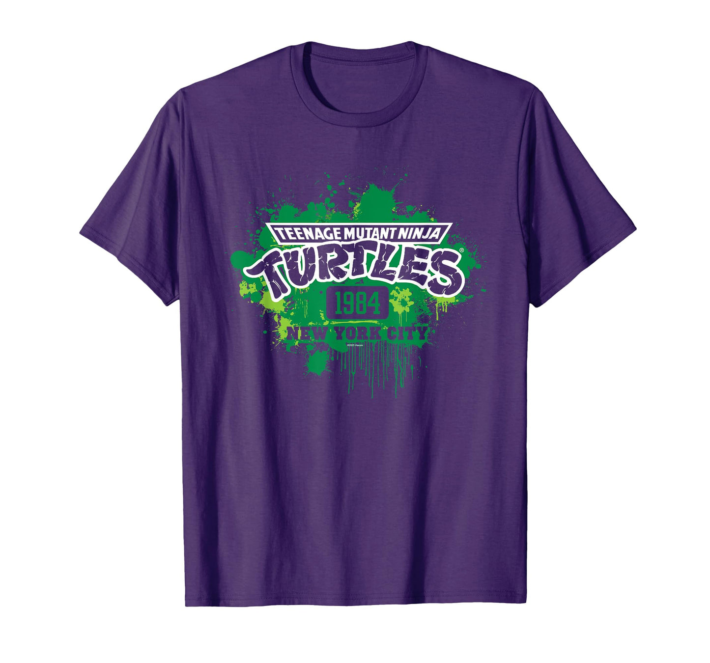 Teenage Mutant Ninja Turtles Retro NYC Slime Cartoon T-Shirt