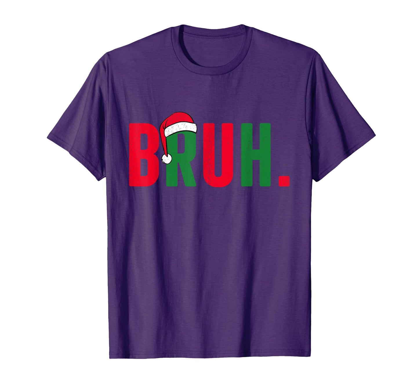 Bruh Christmas for Teen Boys Funny Meme Saying Bro Greeting T-Shirt