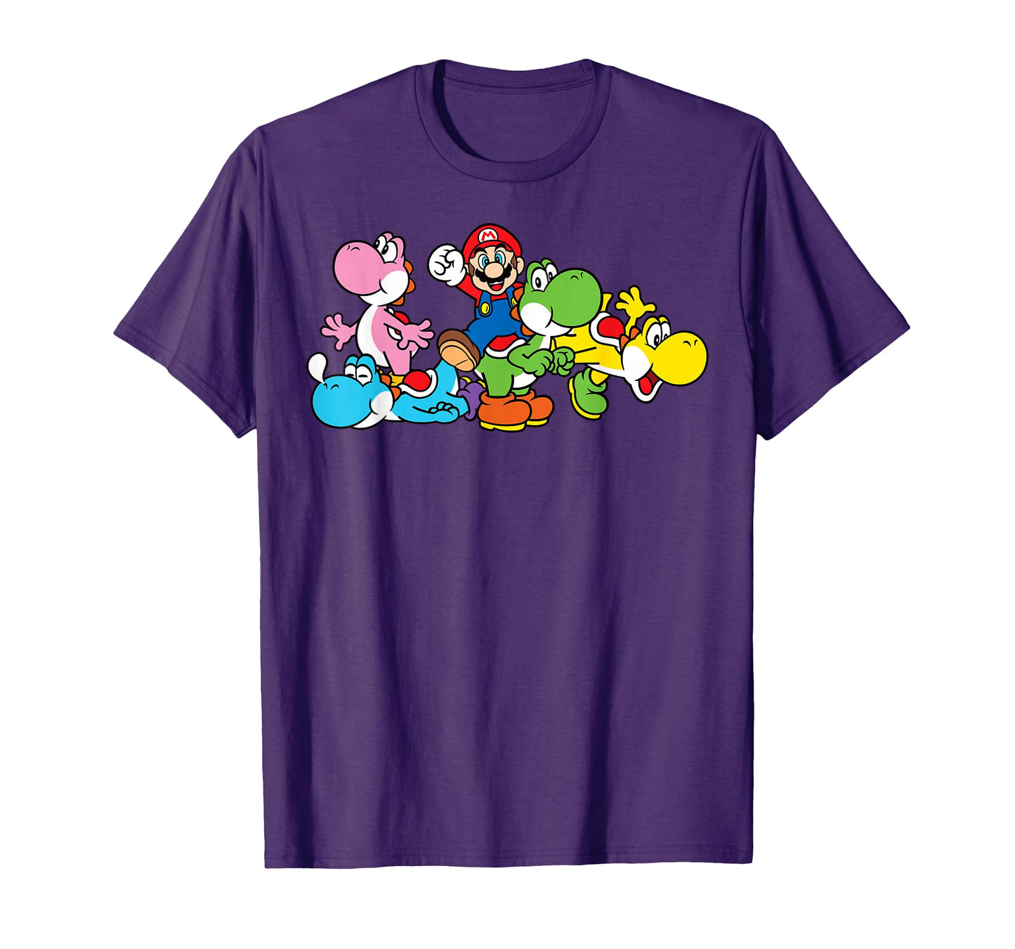 Super Mario Yoshi Ride Group Mashup T-Shirt
