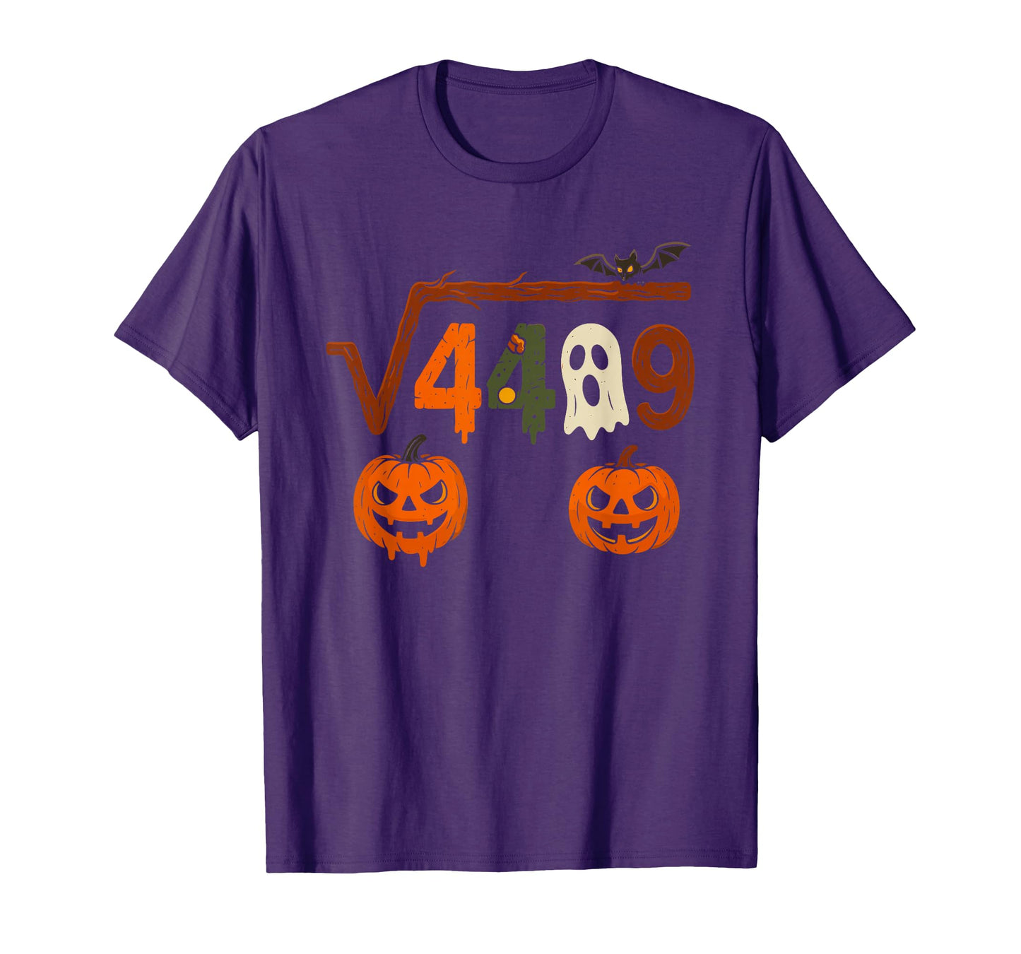 Square Root of 4489 Haunted Halloween Meme Slang 67 6 7 6-7 T-Shirt