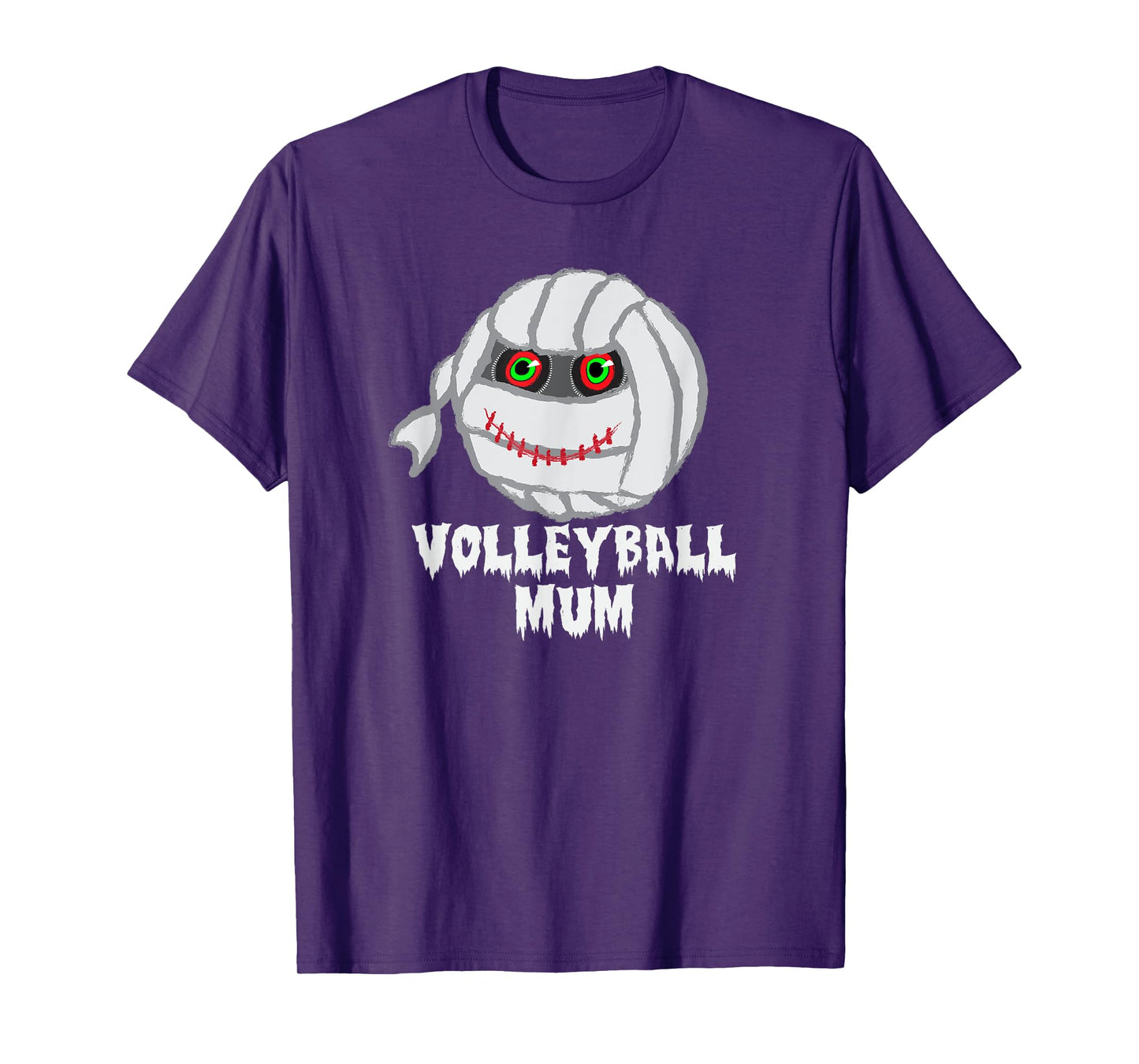 Volleyball Mom Funny Mummy Halloween T-shirt T-Shirt