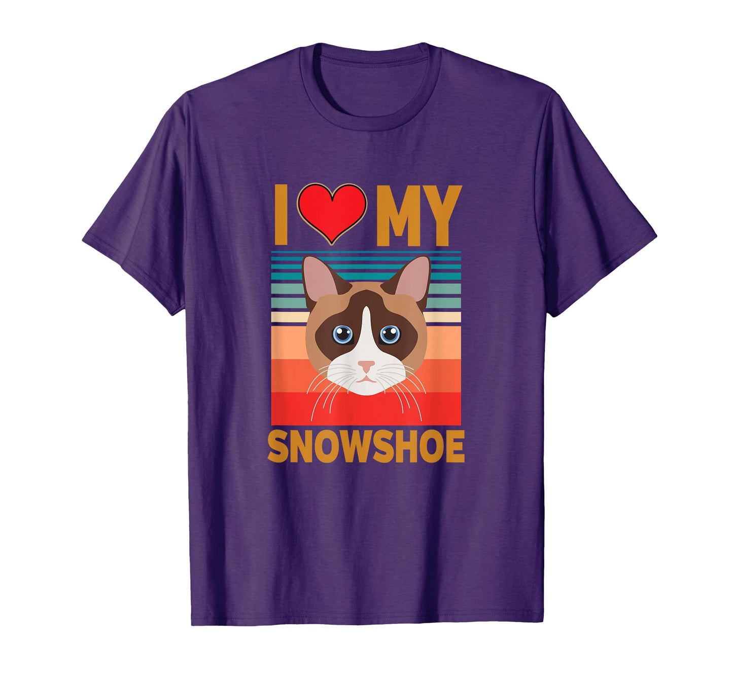 Snowshoe Siamese Cat T-Shirt