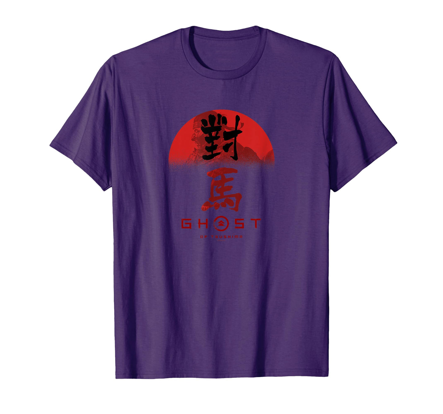 Ghost of Tsushima Ghost in Rising Sun T-Shirt