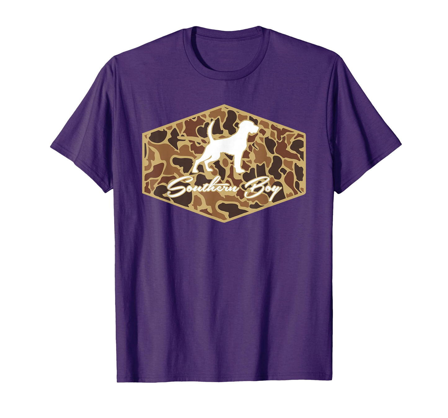 Southern Boy Camouflage Hunting Dog Hello Hunting Season T-Shirt