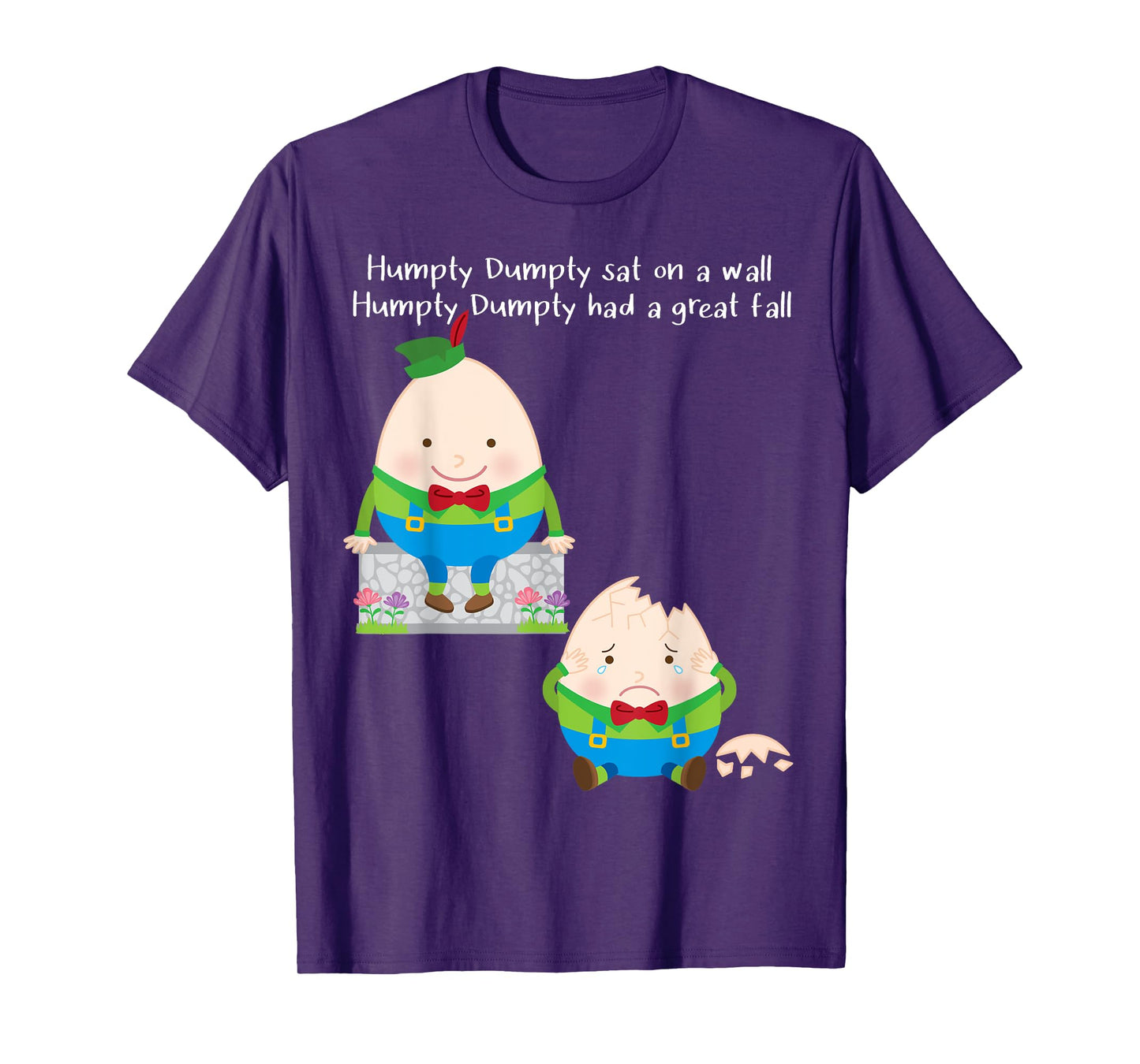 Humpty Dumpty Kids Nursery Song Rhyme T-Shirt