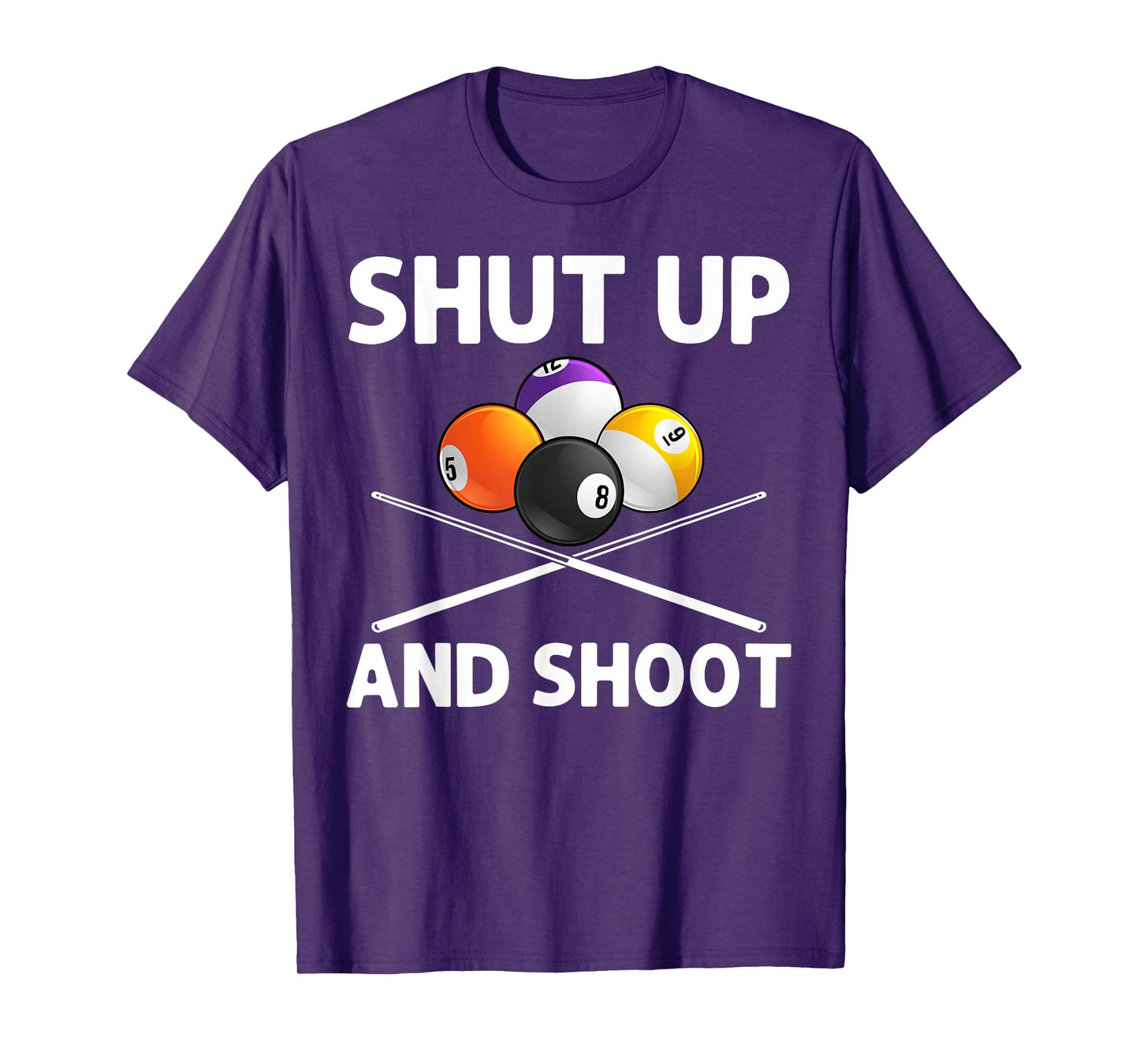 Funny Billiards Art for Men Women Billiard Lover Pool Player T-Shirt