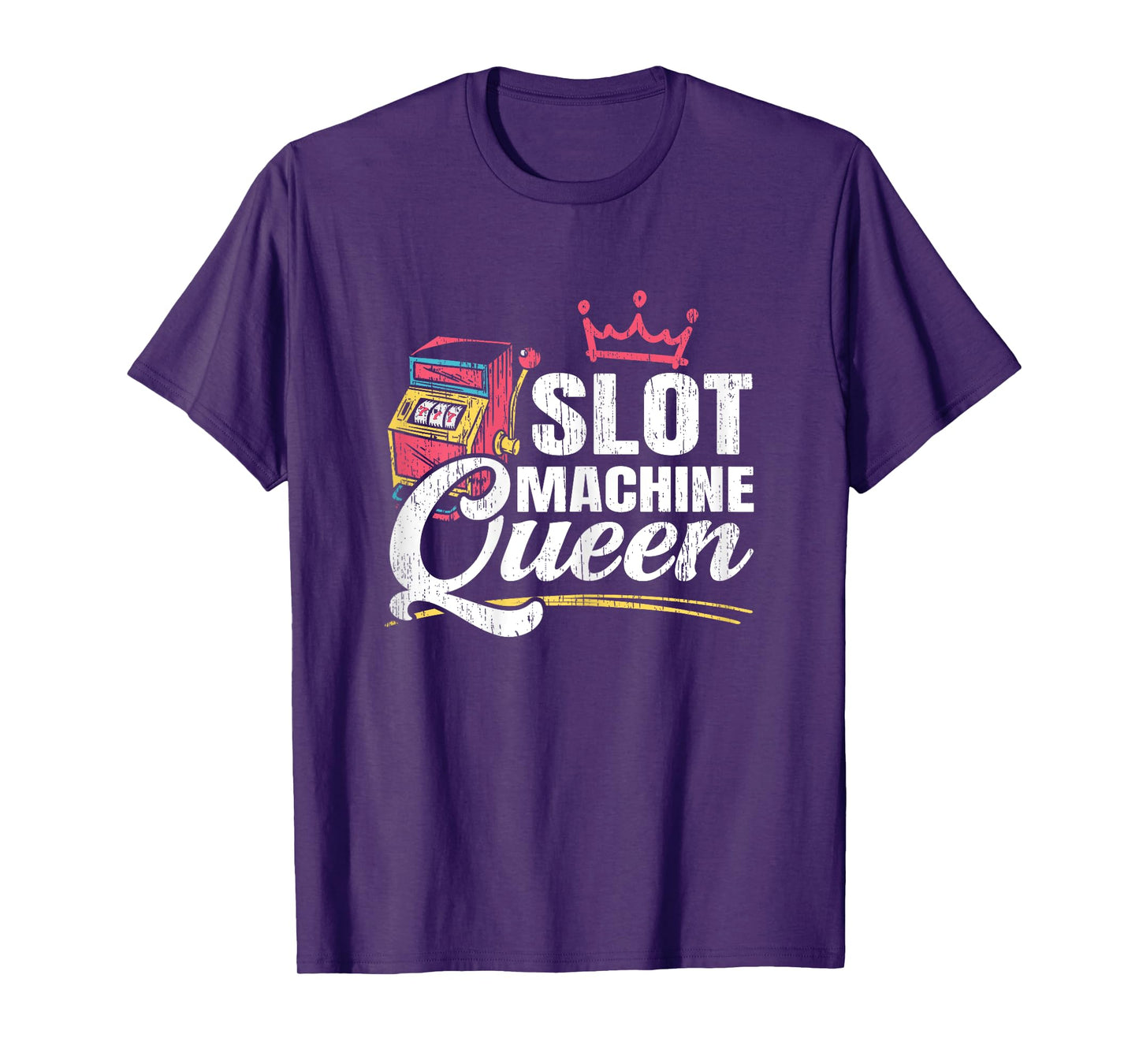 Slot Machine Queen Casino Gambling Roulette Games Gambler T-Shirt
