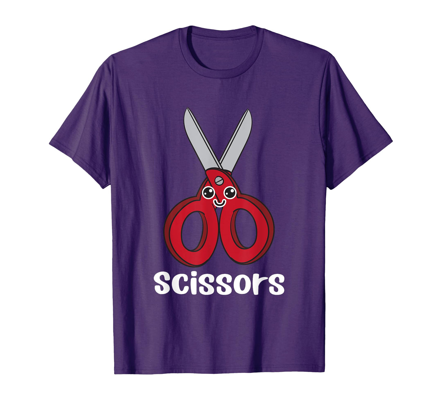 Rock Paper Scissors Game Cute Scissors Costume Kawaii T-Shirt