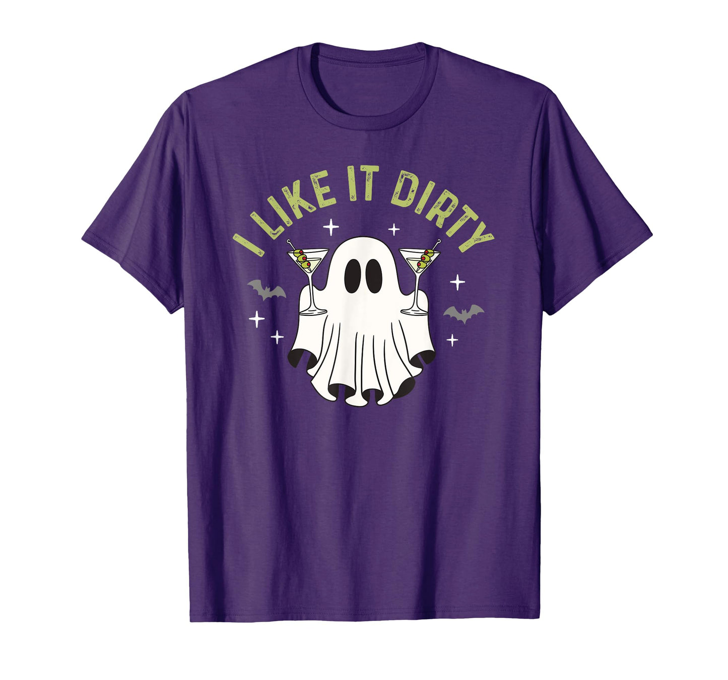 I Like It Dirty Halloween Dirty Martini Ghost T-Shirt