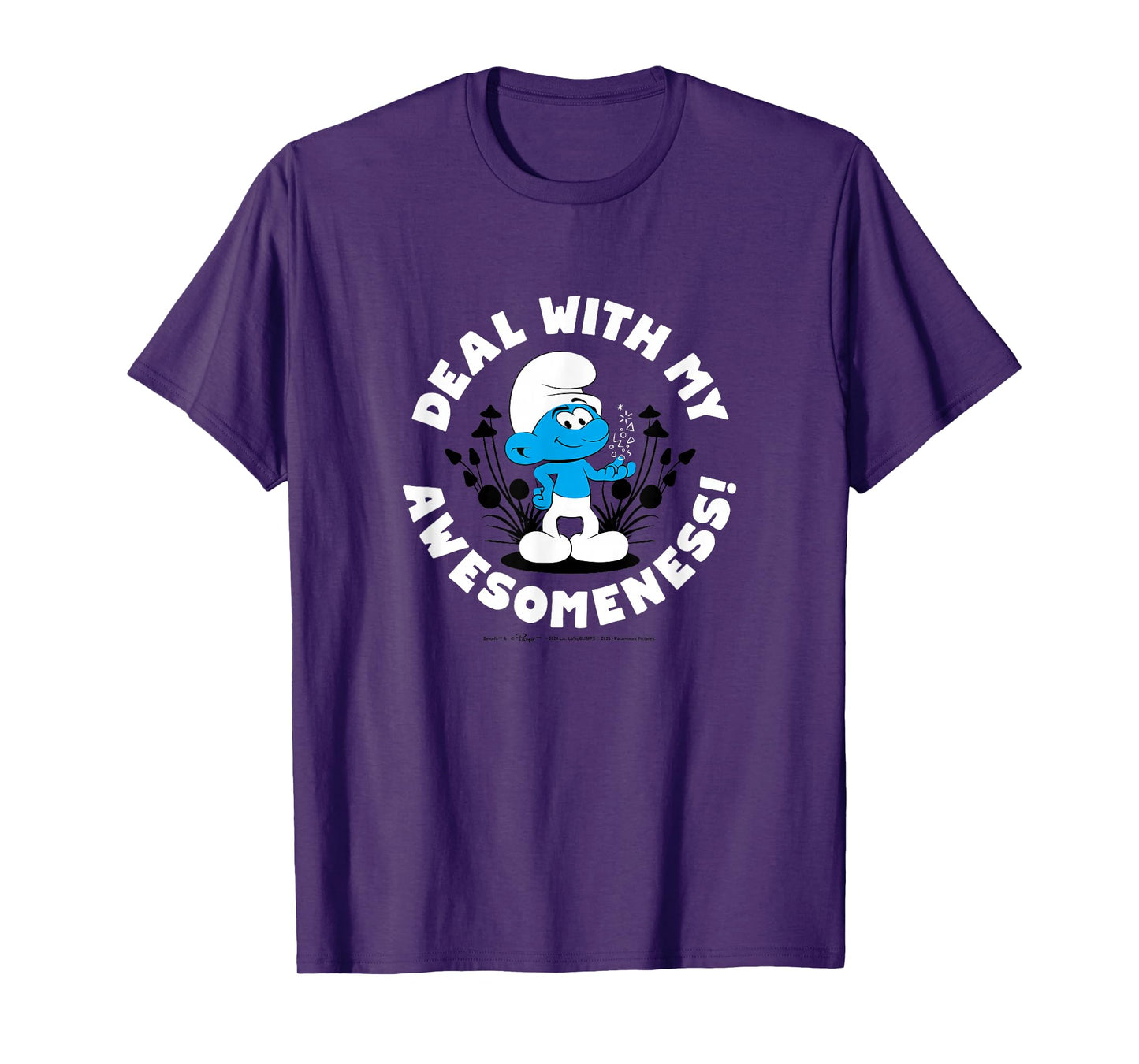 The Smurfs Movie - No Name Deal With My Awesomeness T-Shirt