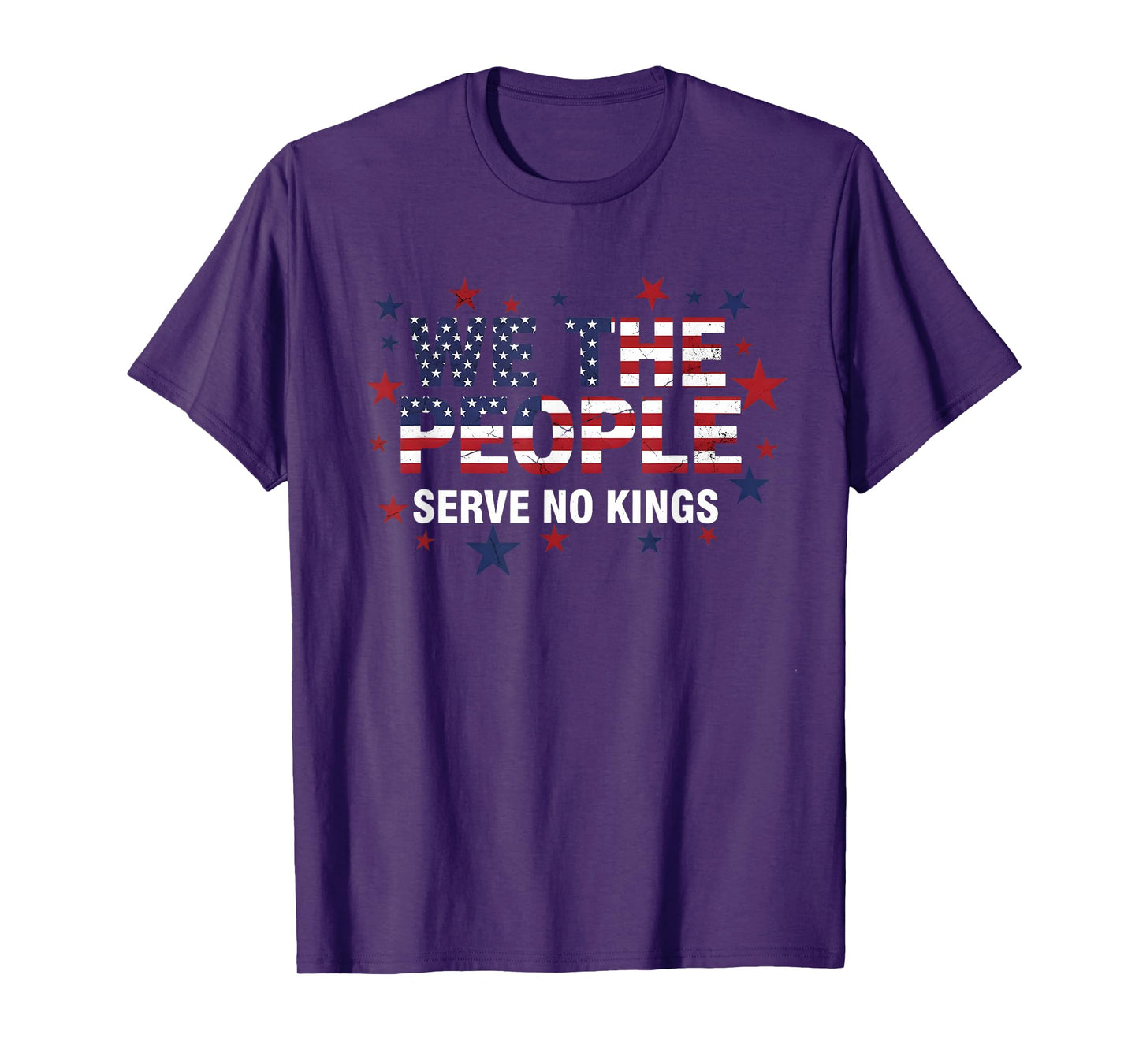 No Kings in America Democracy We The People Patriotic T-Shirt