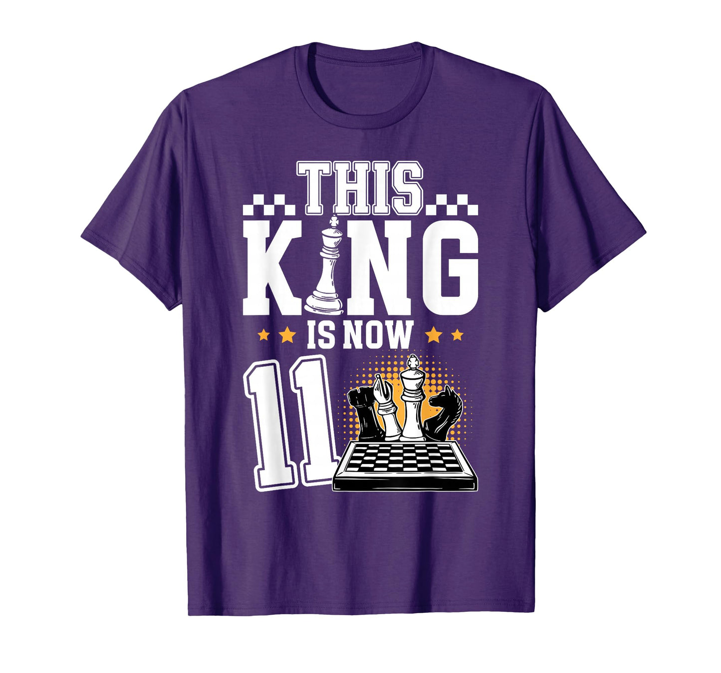 11th Chess Birthday Eleven Year Old Chess Player Birthday T-Shirt