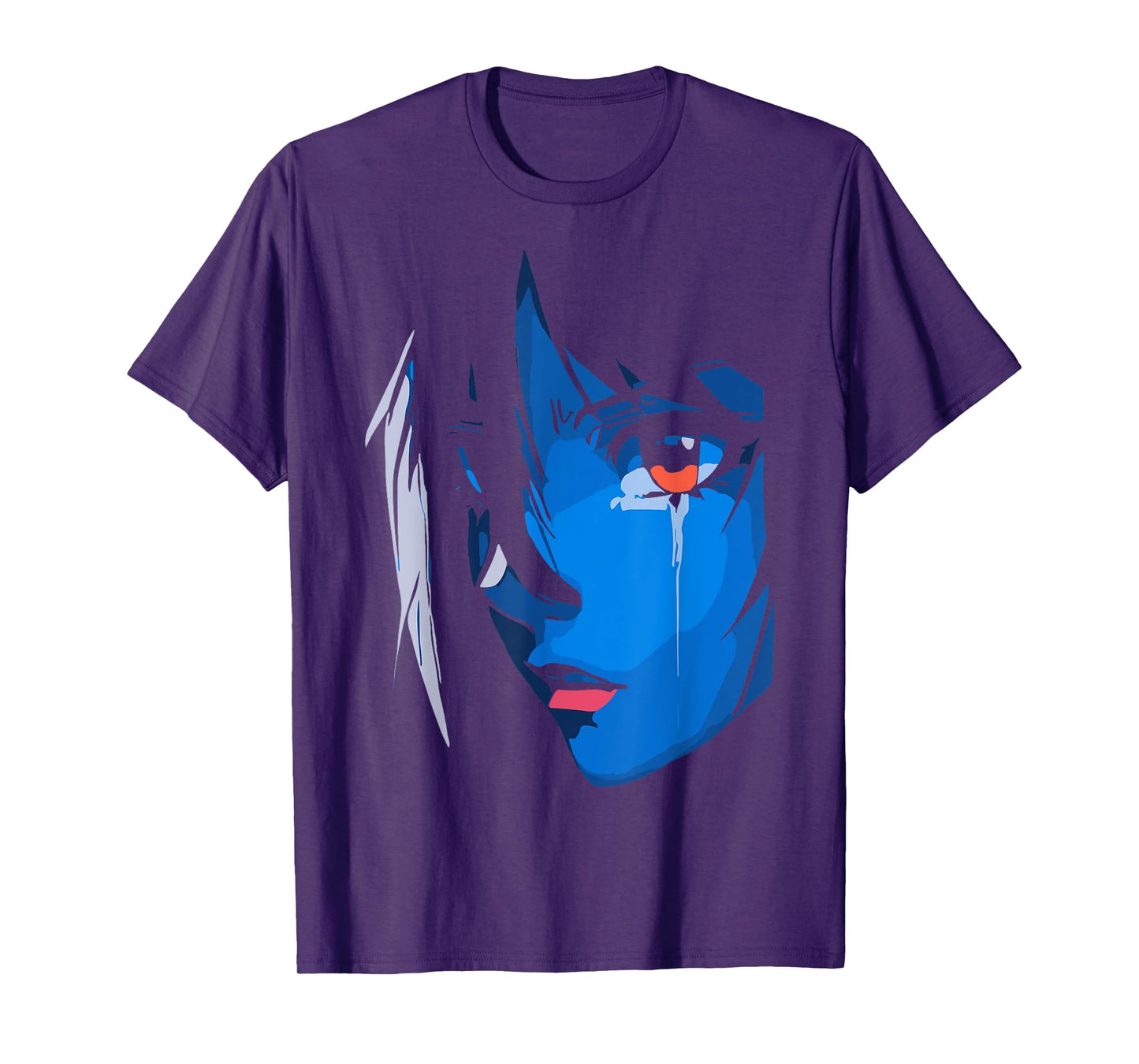 Sad Anime Girl Gamer Indie Aesthetic Japanese Vaporwave T-Shirt