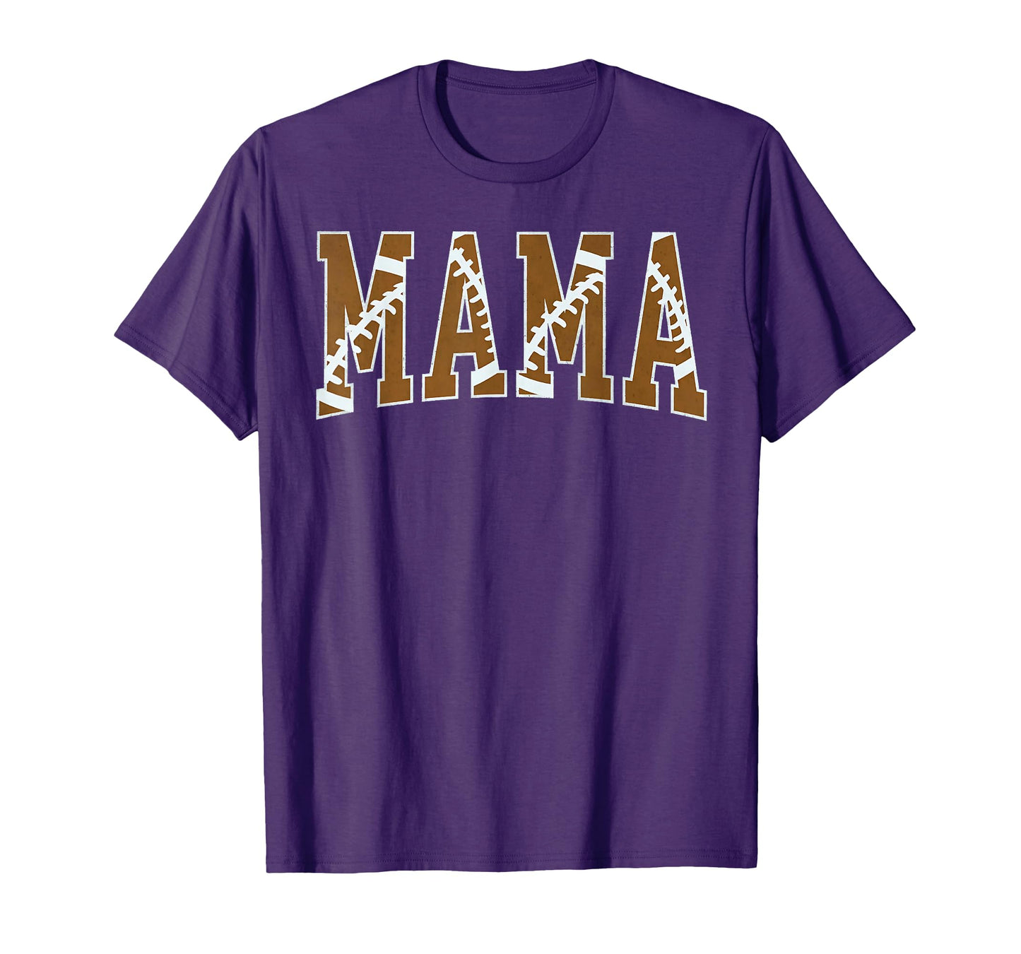 Mama Mom Touchdown American Football Game Day Thanksgiving T-Shirt