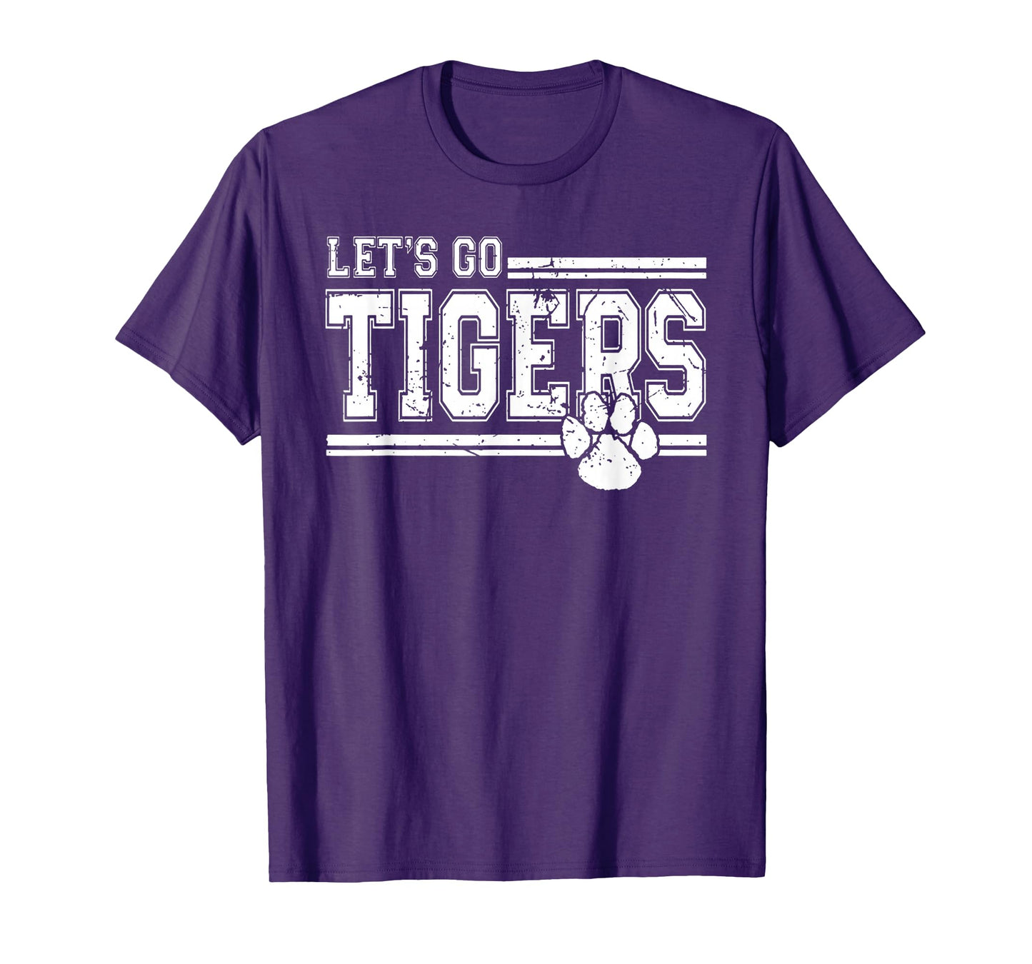 Vintage Tigers School Sports Name Retro for Men Women Kids T-Shirt