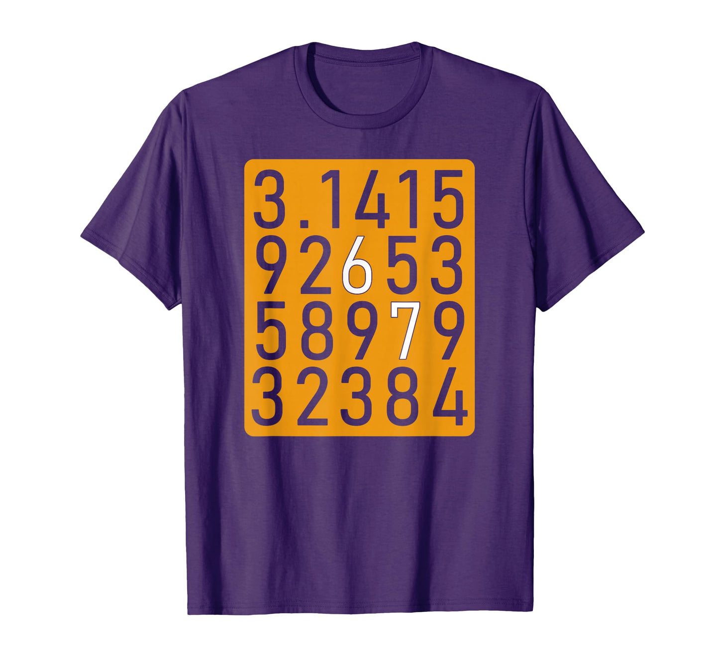 67 Meme Pi 3.14 Number Funny Pi Day Math Lover 6 7 brainrot T-Shirt